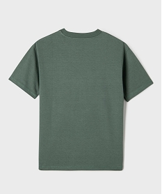 tee-shirt manches courtes et col rond garcon vert tee-shirtsG635401_3