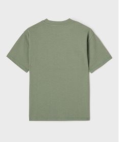 tee-shirt manches courtes et col rond garcon vert standard tee-shirtsG635601_3