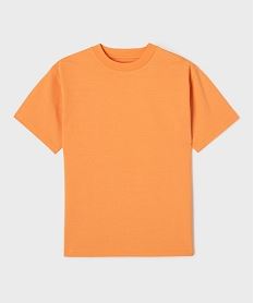 tee-shirt manches courtes et col rond garcon orange standard tee-shirtsG635701_4