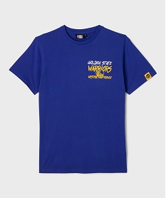 GEMO Tee-shirt manches courtes inscription Warriors Golden State garçon - NBA bleu standard