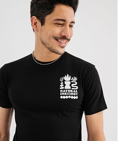 tee-shirt manches courtes a motif estival garcon noir standard tee-shirtsG636401_2
