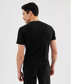 tee-shirt manches courtes a motif estival garcon noir standard tee-shirtsG636401_3