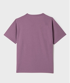 tee-shirt manches courtes a motif estival garcon violet standard tee-shirtsG636501_3