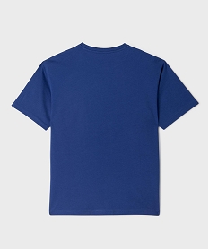 tee-shirt manches courtes a motif estival garcon bleu tee-shirtsG636701_3