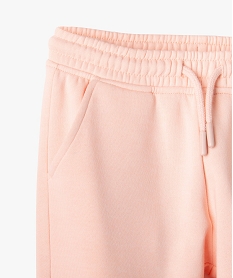 pantalon de jogging interieur molletonne fille rose pantalonsG639201_2