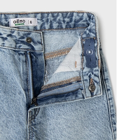short en jean delave bleached fille blanc chine shortsG641801_2