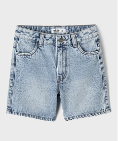 short en jean delave bleached fille blanc chine shortsG641801_4