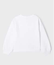 sweat en molleton imprime fille - gabby et la maison magique blanc sweatsG643701_3