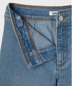 jean wide leg avec taille ajustable fille bleu vif jeansG644701_2