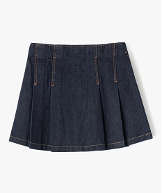 jupe plissee en jean fille - lulucastagnette bleu standardG644801_3