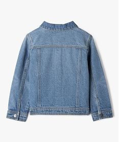 veste en jean denim 100 coton fille bleuG647101_3