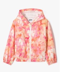 blouson leger a capuche fille roseG648001_4