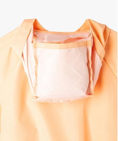 coupe-vent a capuche deperlant facile a ranger fille orange standardG648301_4