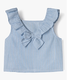 GEMO Blouse à volants à rayures pailletées fille - LuluCastagnette Imprimé