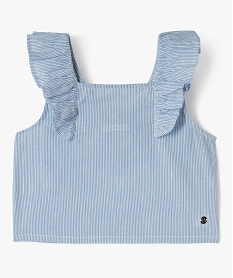blouse a volants a rayures pailletees fille - lulucastagnette imprimeG649201_3