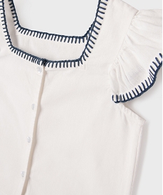 chemise avec manches a volants fille blanc chineG649801_2