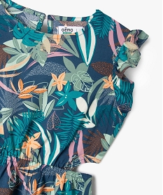 robe sans manches en viscose fluide imprimee fille multicoloreG650301_2