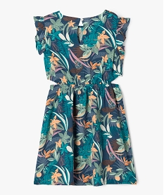 robe sans manches en viscose fluide imprimee fille multicoloreG650301_3