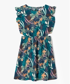 robe sans manches en viscose fluide imprimee fille multicoloreG650301_4