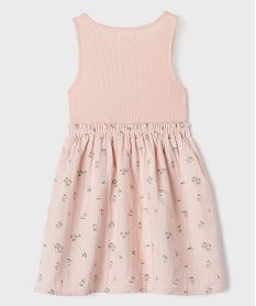 robe en coton avec haut debardeur fille multicoloreG651001_3