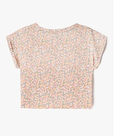 tee-shirt court a manches courtes avec motif fille rose standard tee-shirtsG655601_3