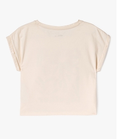 tee-shirt court a manches courtes avec motif fille blanc chine tee-shirtsG655901_3