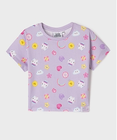 GEMO Tee-shirt manches courtes court imprimé fille -  Gabby et la Maison Magique Multicolore