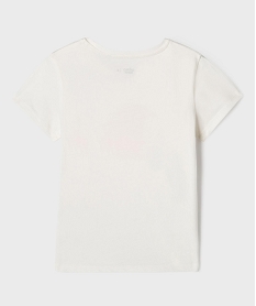 tee-shirt manches courtes avec motif en relief fille blanc chine tee-shirtsG657401_3