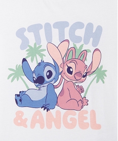 tee-shirt manches courtes avec motif stitch fille - disney blanc tee-shirtsG658401_2