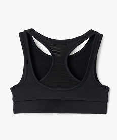 debardeur de sport court a dos fantaisie fille noir standard debardeursG659301_3