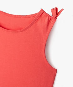 debardeur avec noeud sur les epaules fille rose standard debardeursG659801_2