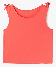 debardeur avec noeud sur les epaules fille rose standard debardeursG659801_4