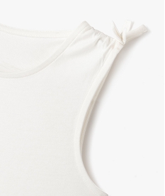 debardeur avec noeud sur les epaules fille blanc chine debardeursG659901_2