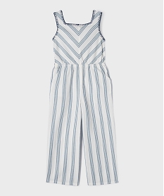 GEMO Combinaison pantalon à col carré fille Imprimé