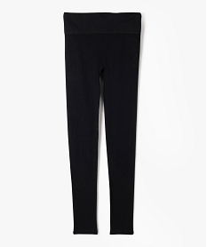 GEMO Legging en maille côtelée sans coutures fille noir standard