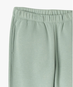 pantalon de jogging interieur molletonne fille vert pantalonsG662601_2