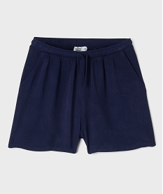 GEMO Short fluide en viscose avec taille ajustable fille Bleu