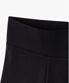 short en maille avec large taille elastique fille noir standard shortsG664601_2
