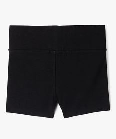 short en maille avec large taille elastique fille noir standard shortsG664601_3