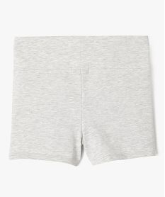 short en maille avec large taille elastique fille gris shortsG664701_3