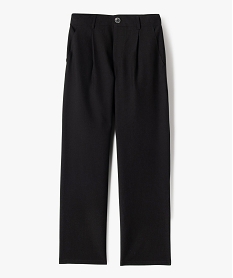 pantalon en toile coupe large avec taille ajustable fille noir standard pantalonsG666901_4