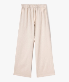 pantalon large en lin et viscose fille beige standard pantalonsG667501_3