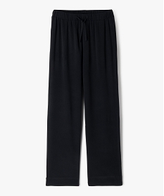 GEMO Pantalon large en viscose avec taille élastique fille noir standard