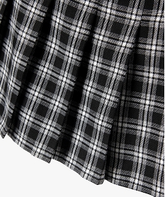 jupe-short plissee a carreaux fille imprimeG668501_2