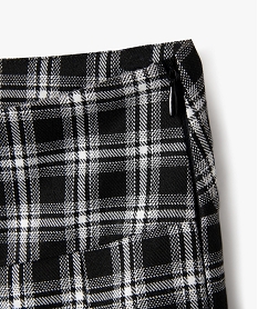 jupe-short plissee a carreaux fille imprimeG668501_3