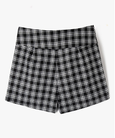 jupe-short plissee a carreaux fille imprimeG668501_4