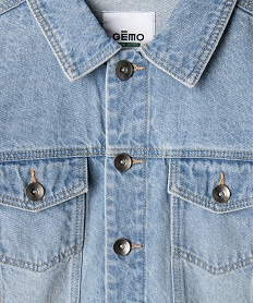 veste en jean courte fille grisG668701_2