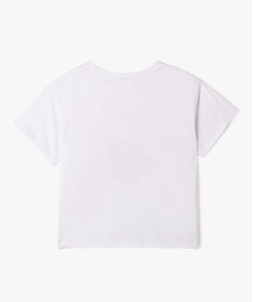 tee-shirt manches courtes avec inscription fille - harvard university blanc standard tee-shirtsG672801_3