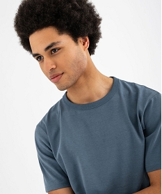 tee-shirt manches courtes en coton uni homme orage tee-shirtsG680401_2