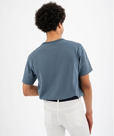 tee-shirt manches courtes en coton uni homme orage tee-shirtsG680401_3